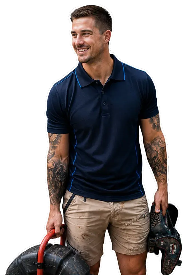 A licensed Wahroonga plumber with his tools
